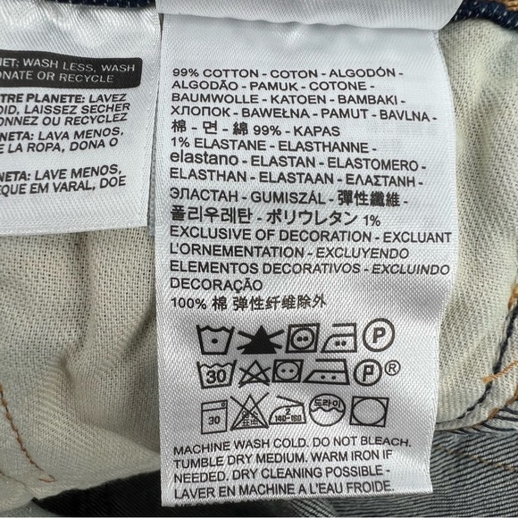 Levi's 513 Slim Straight Leg Stretch Denim Jeans Size 30 x 32 Men's - Picture 5 of 6